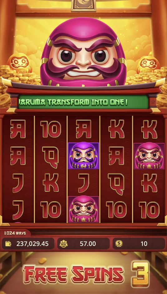 Winning Daruma Free Spins