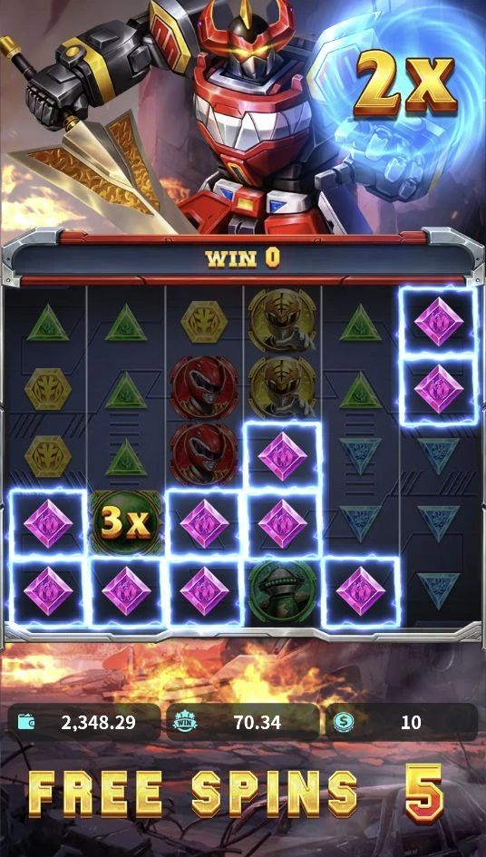 Power Rangers 1000 Free Spins